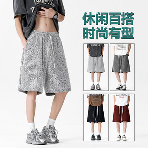 
2025 new chenille summer men's quarter pants loose pants men's American shorts summer fashion brand shorts for men