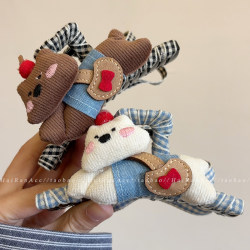 Super Cute High-End Bear Claw Clip for Women, 2026 New Butterfly Hair Clip, Back of the Head Updo Shark Clip Hair Accessory