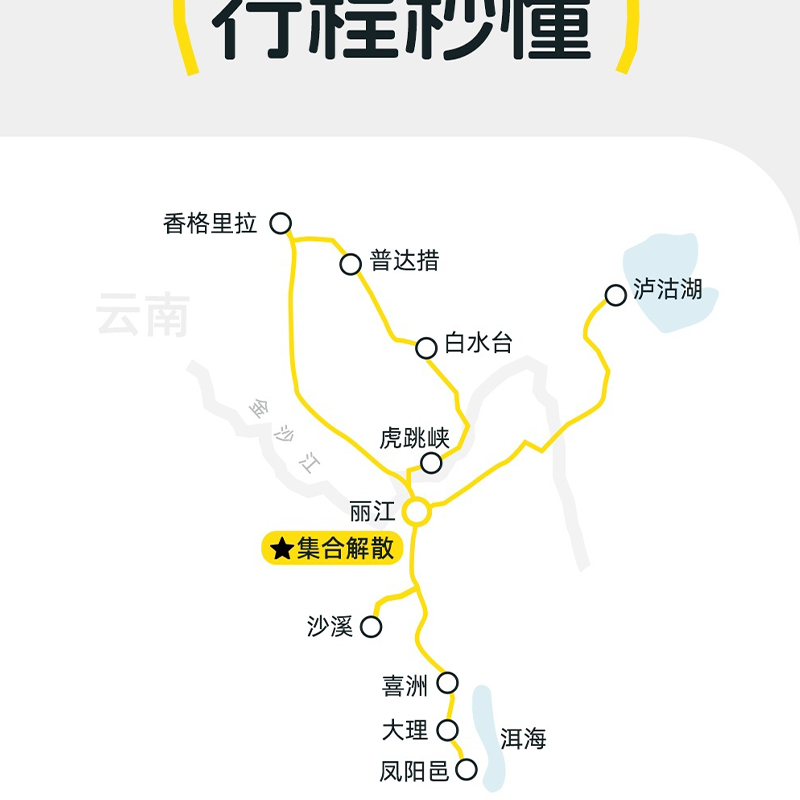 游侠客初见云南5日2-7人小团云南旅游滇西北经典环线泸沽湖猪槽船