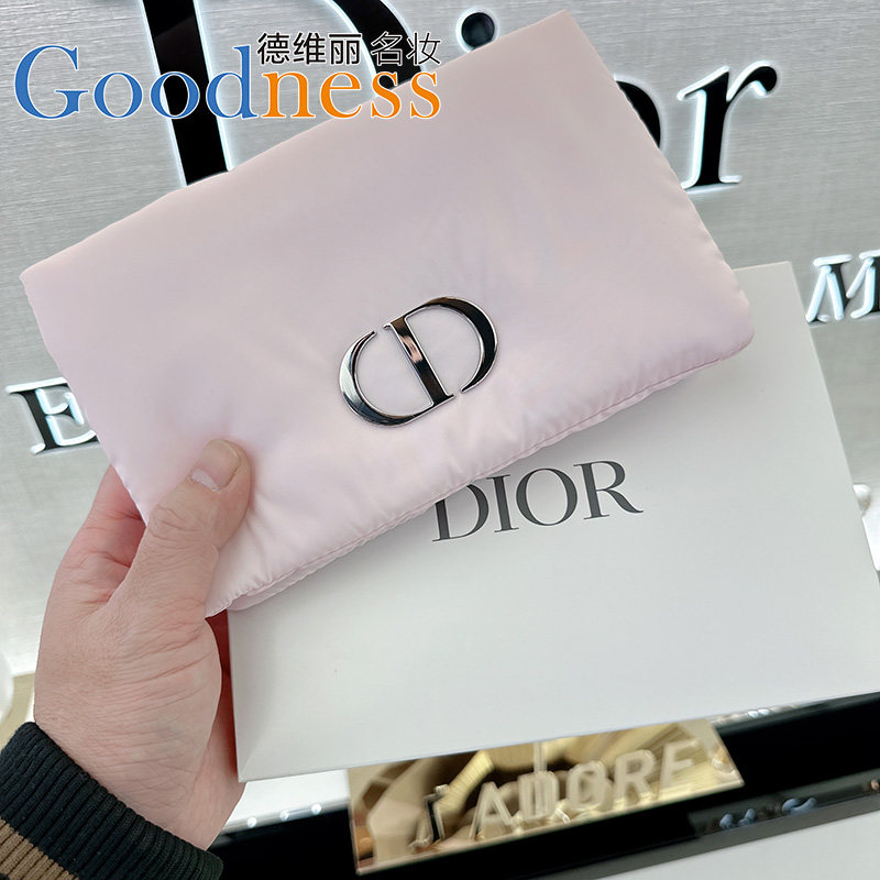Бытовая прилавок Dior Dior мягкая облачная сумка CD косметичка большой емкости сумка для хранения портативная портативная