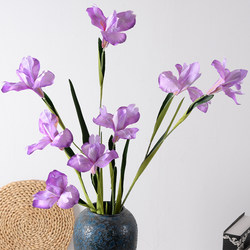Artificial flowers, artificial flower arrangements, iris bouquet decoration props