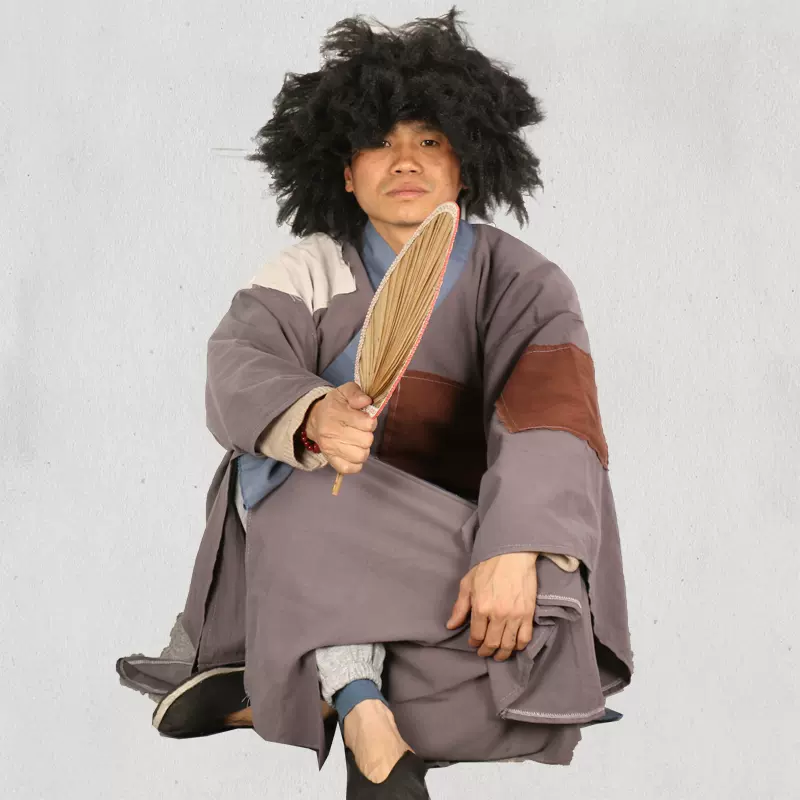 乞丐叫花子服装 万圣节派对cosplay济公丐帮网红搞笑怪巡游演出服