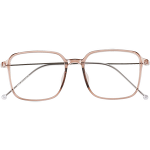 
Simple square frame, ultra-light and versatile pure titanium mirror frame, can be paired with prescription anti-blue light glasses for myopia