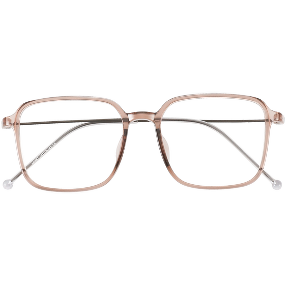 
Simple square frame, ultra-light and versatile pure titanium mirror frame, can be paired with prescription anti-blue light glasses for myopia