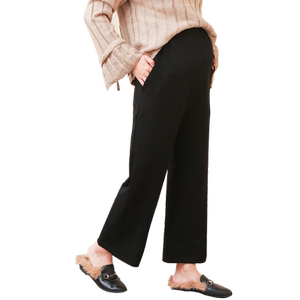 Large -size pregnant women wide -leg pants 200*0.5kg in autumn and winter plus velvet thickened loose, thin tide mother plus fertilizer bottom pants