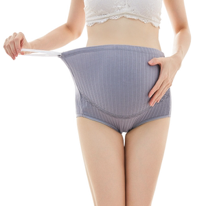 Large -size pregnant woman pure cotton pants 200*0.5kg plus fertilizer cotton bearing abdomen high waist tide mother adjust the bottom panties
