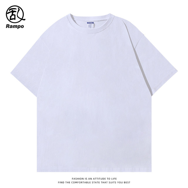 Men's Pure Cotton Short Sleeve T-Shirt - Trendy Basic Tee For Summer, Casual Top - View #4
