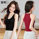 Halter neck beautiful back camisole women's 2025 new summer with chest pad integrated inner wear and outer wear bottoming sleeveless top