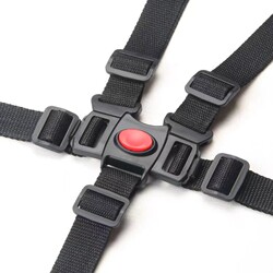 Baby cart dining table and chair seat belt three-point five-point strap rope trolley accessories seat stroller universal type
