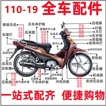 Applicable to the new continents Honda SDH110-19 Mighty 110 shell, full car shell plastic parts, headlights turn to light panel