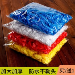Disposable Shower Cap, Waterproof Adult Women's Head Cover, Thickened Bathing and Shower Cap, Hair Dye Cap, 100 Pieces 