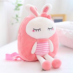 Kindergarten School Bag for 1-3 Year Old Kidsren, Plush Bag, Cute Cartoon 5-Year-Old Girl Backpack, New Style for Primary School Students