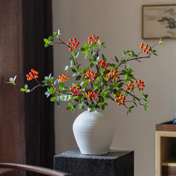 Simulated begonia fruit green plant flower and fruit plant decoration