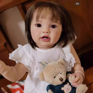 
Simulation rebirth doll 60cm tree birthday gift fake baby can enter water
