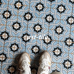 Ast Retro Moroccan Style Small Floral Tiles 200X200 Kitchen Bathroom Balcony Restaurant Homestay Wall and Floor Tiles