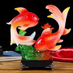 Fish ornaments living room decorations housewarming gift