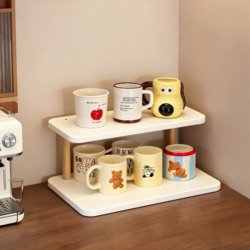 Cup Storage Rack, Desktop Water Cup Organizer, Dining Table Countertop Tea Cup Water Cup Tea Set Table Small Multi-Layer Cup Rack