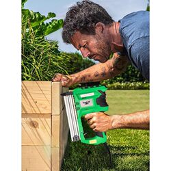 High-Efficiency Air Nail Gun Eidolonf30 Rechargeable Electric Straight Nail Gun for Woodworking, Durable and Without Air Pump