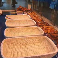 Wicker Baskets, Wicker Baskets for Steamed Buns, Round Baskets, Wicker Storage Baskets, Baskets for Steamed Buns, Baskets for Braised Vegetables, Freshly Picked Vegetable Baskets