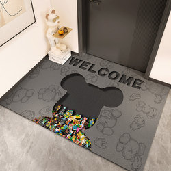 Entrance Door Mat, Dirt-Resistant Doormat, High-End Entrance Carpet, Pvc Wipeable, No-Wash, Customizable