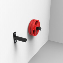 Indoor Wall-Mounted Barbell Plate Storage Rack Fitness Barbell Plate Wall Storage Rack Weight Plate Storage Rack Wall-Mounted