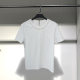 Cotton T -shirt Female Three Rainbow 2023 Summer New White Bottom shirt Short -sleeved round neck top S23210312Z20