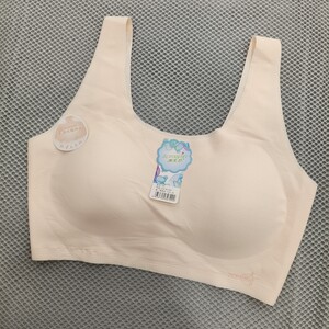 
Omefin 799 Children's Markless Bra Vest Enlarged Fixed Cup Breathable Four Season Girls' Underwear
