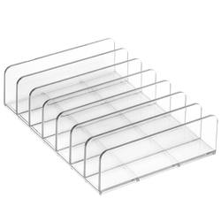 Desktop Makeup Blush Cosmetics Storage Rack Eyeshadow Palette Storage Box Powder Compact Divider Acrylic Transparent