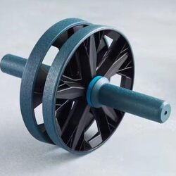 Abdominal Wheel with Double Wheels, Adjustable and Detachable, Push-Up Training Equipment, Training Stand, Fitness Equipment for Hand, Foot, Waist, and Abdominal Muscle Exercise