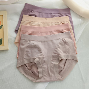 
Sedna Modal seamless body lace wraps soft and comfortable high elastic unrestrained mid-waist women's underwear