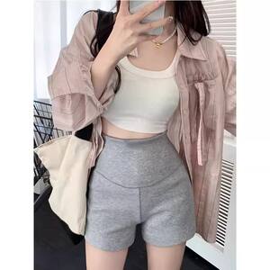 
Maternity shorts spring and summer thin 2026 new outer wear small belly support casual sports leggings three-point hot pants