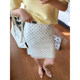 Benxi benxe miu ~ high-end casual mesh high waist hip short skirt retro polka dot A-line skirt women
