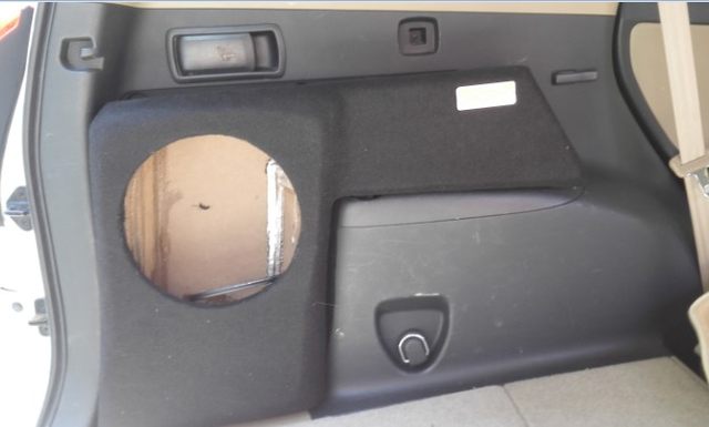 Subwoofer for Toyota RAV4, car audio, non-destructive modification, 10-inch speaker, complementary shape, does not take up space