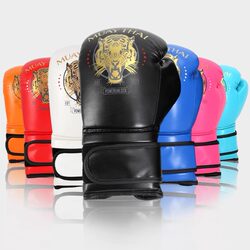 Children's Boxing Gloves, Sanda Fighting, Martial Arts, Taekwondo Training Gloves, Adult Men's and Women's Muay Thai Protective Gloves for Punching Bags