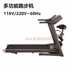 110V/220V Treadmill Multi-Functional All-In-One Fitness Machine Silent Foldableing Home Marine Electric Treadmill