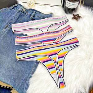 European and American sexy underwear female pure cotton breathable pants female internal sports fitness yoga hip without trace T -shaped pants