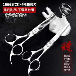 Authentic Hairdressing Scissors, Hair Cutting Scissors, Thinning Scissors, Professional Hairstylist Hair and Bangs Tool Set for Home Use