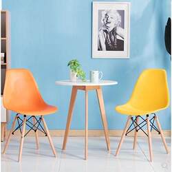 Household table dining table leisure negotiation table coffee small round table solid wood small apartment balcony bedroom dining table chair combination