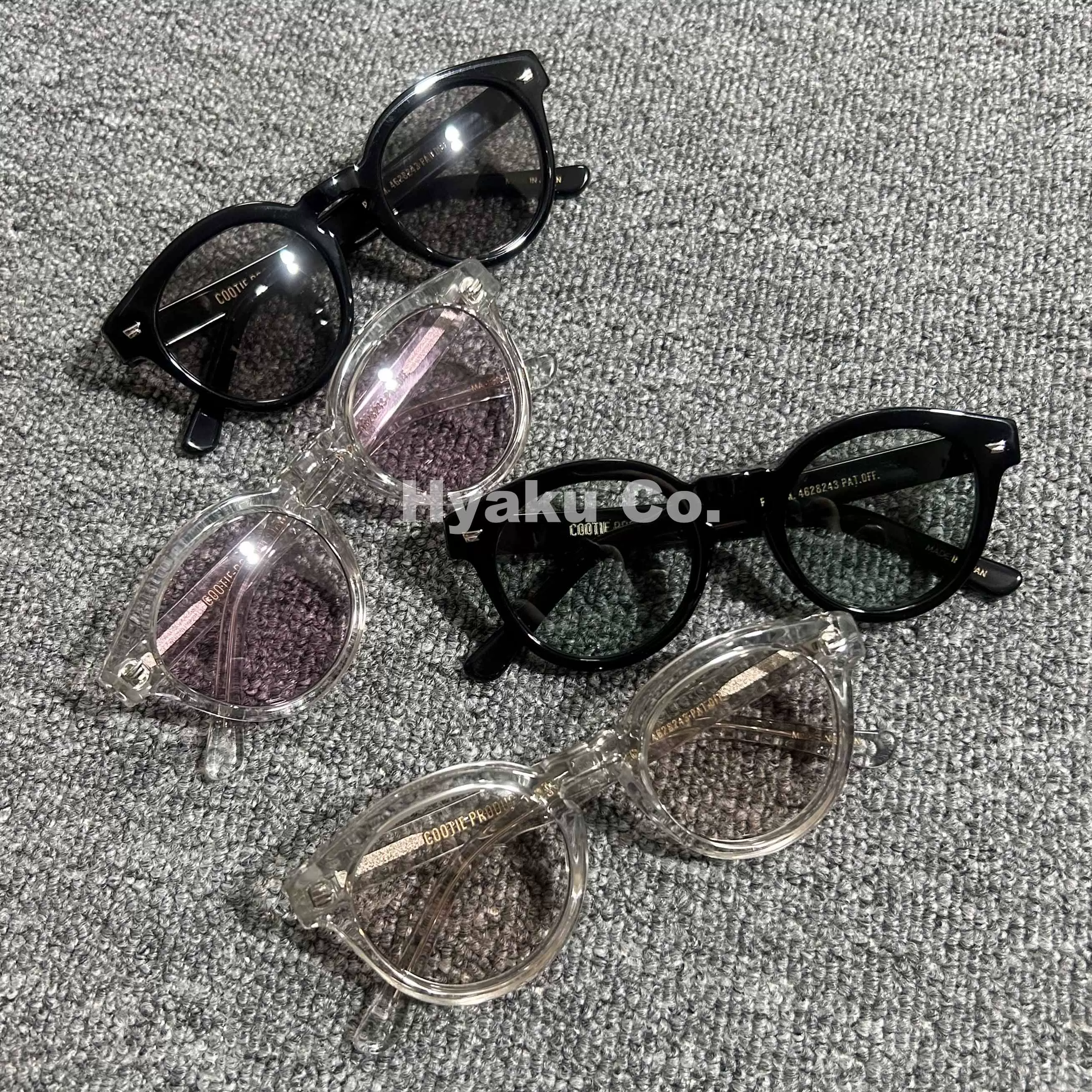 現貨】COOTIE 23ss Raza round glasses日產全框橢圓板材太陽眼鏡-Taobao