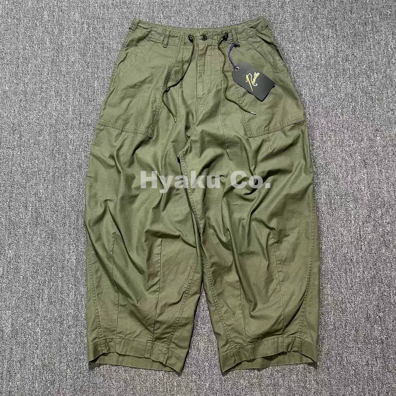 现货】NEEDLES 23aw大人气定番HDpant Fatigue胖胖裤宽松工装裤-Taobao