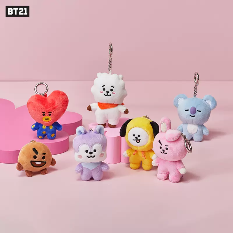 BT21 SHOOKY SPRING DAY 絨毛鑰匙圈– LINE FRIENDS_TW