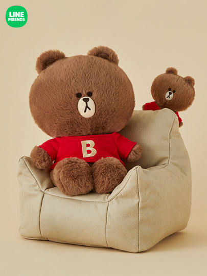 Line Friends Brown Bear Plush Doll