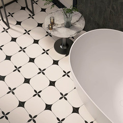 Retro French Small Tiles, Kitchen and Bathroom Tiles, Pet Shop, Cake Cafe, Bed and Breakfast Floor Tiles, Non-Slip Parquet Tiles