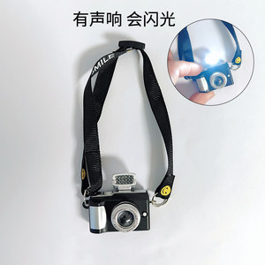 
Flash camera doll hanging decoration cotton doll pendant decoration model simulation mini camera resin camera
