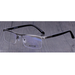 
Edward's new eyebrow line half frame men's style can be matched with myopia glasses frame gentleman spring leg business glasses frame