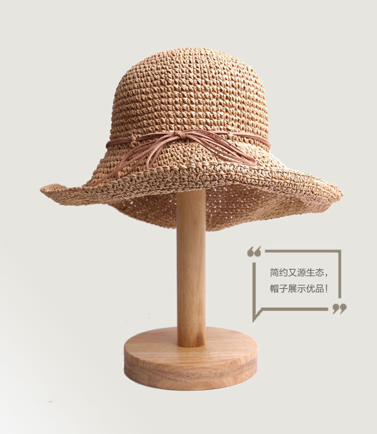木製 帽子型 帽子用ディスプレイ ハットスタンド 57/58　 丸角クラウン 木製 帽子型 帽子用ディスプレイ ハットスタンド 57/58 丸角クラウン