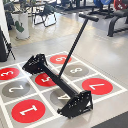 Giant Barbell Weight Changer with Wheels, Movable, 0kg-Ton Commercial Barbell Weight Changer