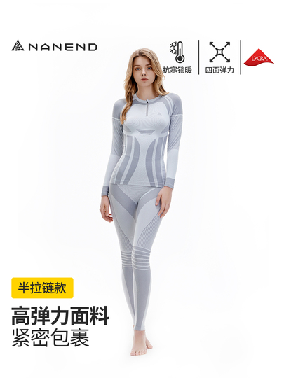 HOTUT Women's Thermal Underwear Set – Anti-Bacterial, Quick-Dry Ski Base Layers For Winter Sports