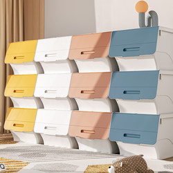 Children's Toy Storage Box, Household Front-Opening Flip-Top Snack Organizer, Large Storage Box, Plastic Storage Cabinet