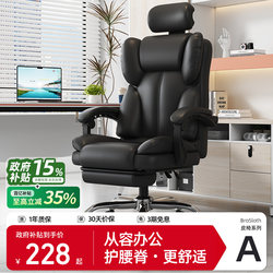 Computer Chair for Home Use, Comfortable for Long Sitting, Gaming Chair, Reclining Office Chair for Lunch Break, Ergonomic Executive Chair, Sofa Seat
